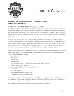 Tips for Activities - Texas Association of School Boards