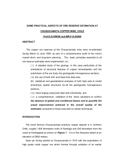 SOME PRACTICAL ASPECTS OF ORE RESERVE