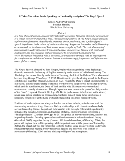 It Takes More than Public Speaking