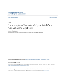 Head shaping of the ancient Maya at Wild Cane Cay and Moho Cay