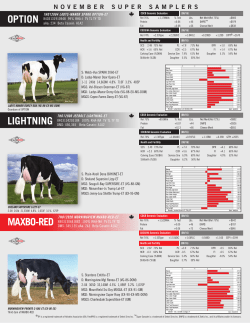 November Releases - Southeast Select Sires