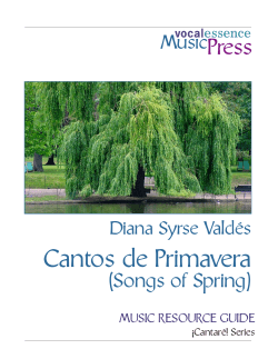 Cantos de Primavera