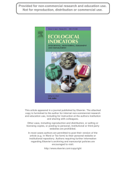 This article appeared in a journal published by Elsevier. The