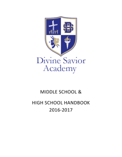 Middle/High School - Divine Savior Academy