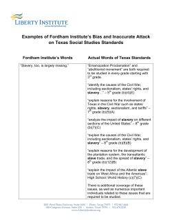 Examples of Fordham Institute`s Bias and Inaccurate Attack on