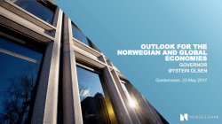 Outlook for the Norwegian and global economies