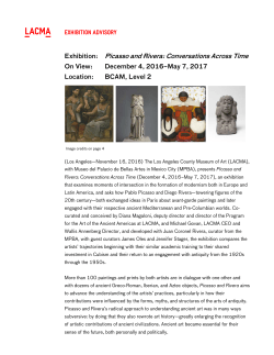 Picasso and Rivera: Conversations Across Time
