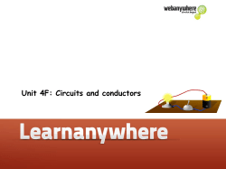 Circuits and conductors - Highfield Primary School