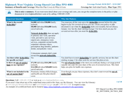 Shared Cost Blue - Highmark Blue Shield