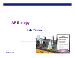 AP Biology - Explore Biology