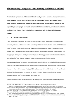 The Steaming Changes of Tea-Drinking Traditions in