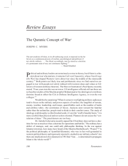 Review Essays - Strategic Studies Institute