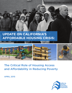 update on california`s affordable housing crisis