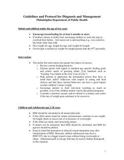 Guidelines and Protocol for Diagnosis and Management