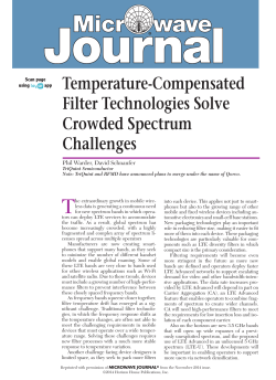 Temperature-Compensated Filter Technologies Solve