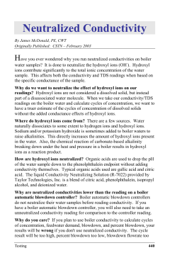 Neutralized Conductivity