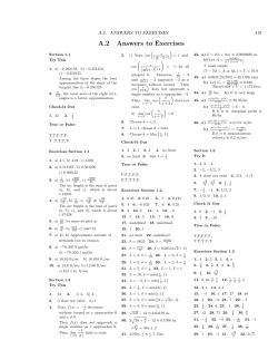 A.2 Answers to Exercises