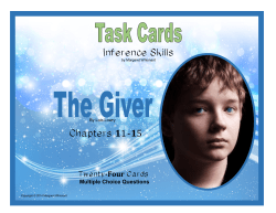 Inference Skills Chapters 11-15 - Taking Grades Publishing Company