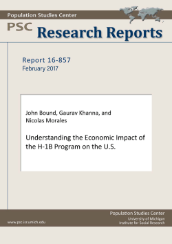 Understanding the Economic Impact of the H