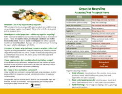 Organics Recycling Guide