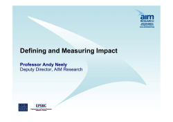 Introducing AIM Research: Defining and Measuring Impact