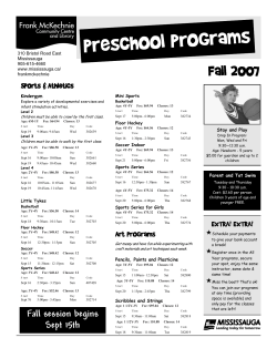 Preschool Programs