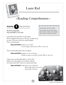 Louis Riel - Grass Roots Press