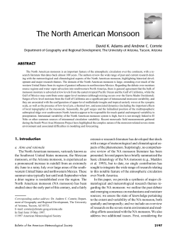 The North American Monsoon