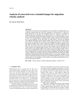 Analysis of converted-wave extended images for migration velocity