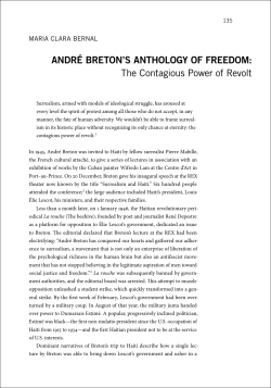 ANdR&eacute; bREToN`S ANThoLoGy oF FREEdoM: The Contagious