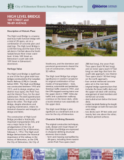 High Level Bridge - City of Edmonton
