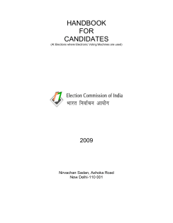 handbook for candidates