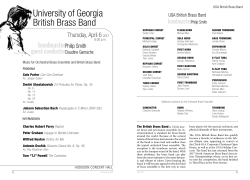 University of Georgia British Brass Band