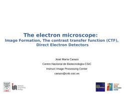 The Electron Microscope: Direct Electron Detectors - I2PC