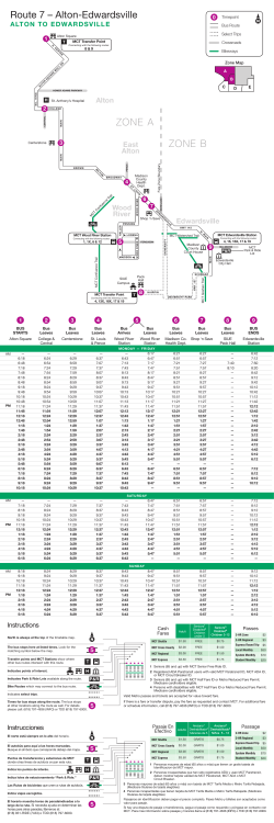 7 Alton-Edwardsville - Madison County Transit