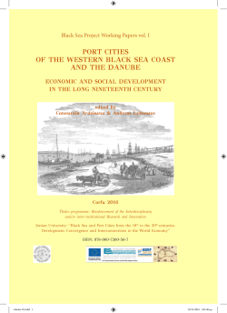 port cities of the western black sea coast and the danube