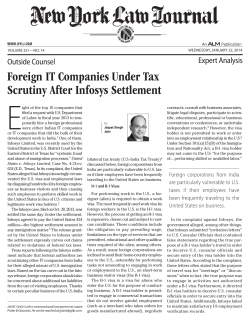 Foreign IT Companies Under Tax Scrutiny After Infosys Settlement