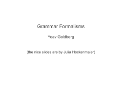 Second lecture slides