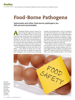 Food-Borne Pathogens