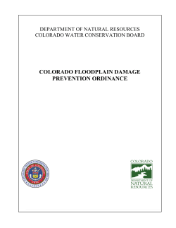 colorado floodplain damage prevention ordinance