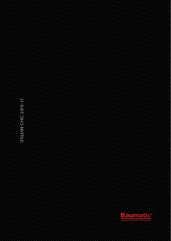 Italian Range - Baumatic Asia Limited