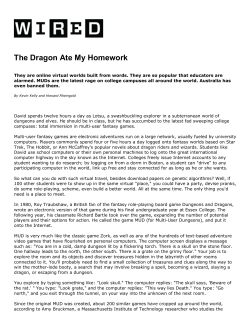 The Dragon Ate My Homework
