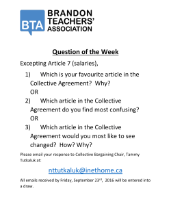 Question of the Week