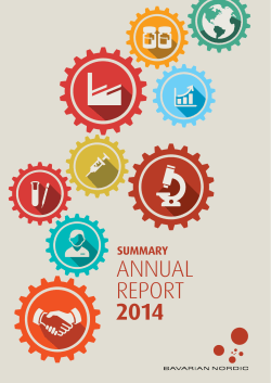 Summary - Bavarian Nordic