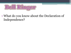 Declaration of Independence - CHA-T