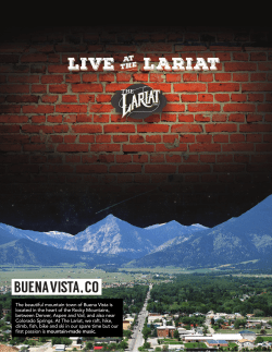 The beautiful mountain town of Buena Vista is located in the heart of