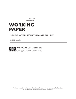 Is There a Cybersecurity Market Failure?