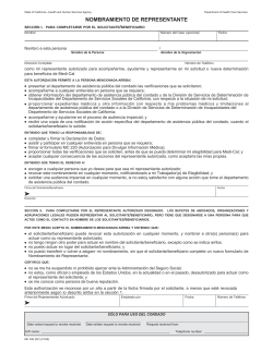 Appointment of Representative