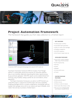 Project Automation Framework