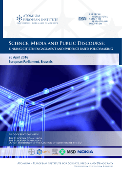 EISRI - Atomium &ndash; European Institute for Science, Media and